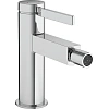 Смеситель для биде Hansgrohe Finoris со сливным клапаном Push-Open 76200000, хром Смеситель для биде Hansgrohe Finoris со сливным клапаном Push-Open 76200000, хром