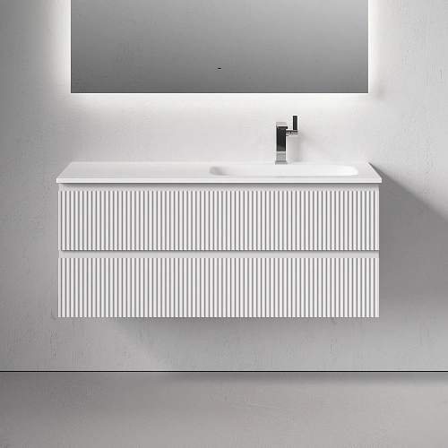 Тумба под раковину SANCOS Snob SNR120RW R правая 1195х445х500 Bianco подвесная Тумба под раковину SANCOS Snob SNR120RW R правая 1195х445х500 Bianco подвесная