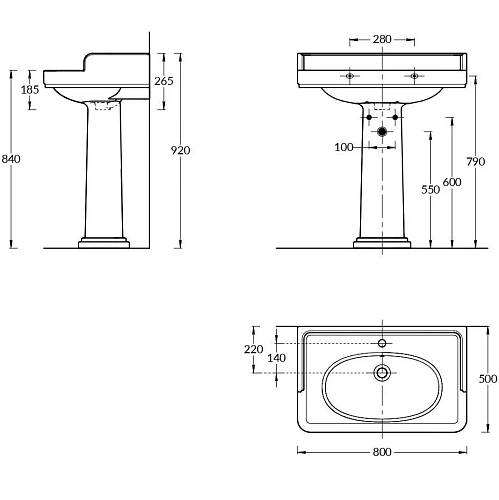 Раковина Kerama Marazzi POMPEI подвесная/мебельная 80, белая глянцевая PO.wb.80 Раковина Kerama Marazzi POMPEI подвесная/мебельная 80, белая глянцевая PO.wb.80