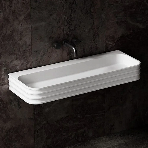 Раковина ABBER Stein AS2651-1.0 подвесная, белая матовая Раковина ABBER Stein AS2651-1.0 подвесная, белая матовая