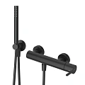 Смеситель для душа CEZARES LEAF-D-NOP с ручным душем, шлангом и держателем, черный матовый Смеситель для душа CEZARES LEAF-D-NOP с ручным душем, шлангом и держателем, черный матовый