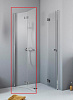 Картинка анонса товара «душевая дверь radaway essenza new kdd-b 100l 385072-01-01l»