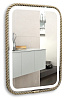 Картинка анонса товара «зеркало silver mirrors 550x800 декор-канат, сенсорный включатель галеон (led-00002571)»
