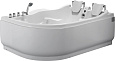 Детальная картинка товара «акриловая ванна gemy g9083 b r 180x121 угловая, асимметричная, правая, гидромассажная»