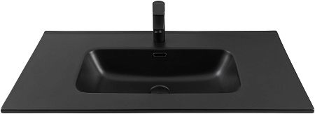 Раковина Aquanet Flat 90 черная матовая 00329256 Раковина Aquanet Flat 90 черная матовая 00329256