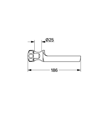 Мыльница GROHE Relexa (28856000) для душевых штанг Мыльница GROHE Relexa (28856000) для душевых штанг