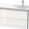 Тумба под раковину Duravit XSquare XS418802222 подвесная 101 см белая глянцевый Тумба под раковину Duravit XSquare XS418802222 подвесная 101 см белая глянцевый