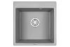 Кухонная мойка Granula 5102, АЛЮМИНИУМ, кварц 510x520