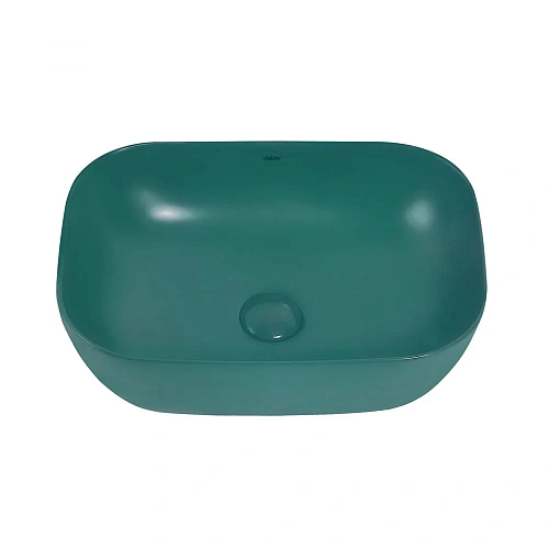 Раковина ABBER Rechteck AC2200MBG накладная, темно-зеленая матовая Раковина ABBER Rechteck AC2200MBG накладная, темно-зеленая матовая