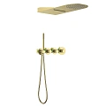 Душевая система Timo Saona SX-2350/17SM встраиваемая с термостатом золото матовое Душевая система Timo Saona SX-2350/17SM встраиваемая с термостатом золото матовое