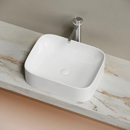 Раковина Ceramica Nova ELEMENT CN6052 белый накладная Раковина Ceramica Nova ELEMENT CN6052 белый накладная