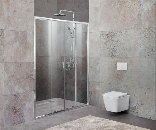 Душевая дверь BelBagno UNIQUE-BF-2-150/180-C-Cr Душевая дверь BelBagno UNIQUE-BF-2-150/180-C-Cr