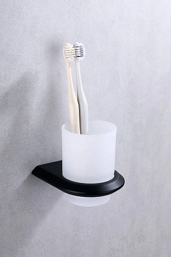 Стакан ABBER Nord AA1556B черный матовый Стакан ABBER Nord AA1556B черный матовый