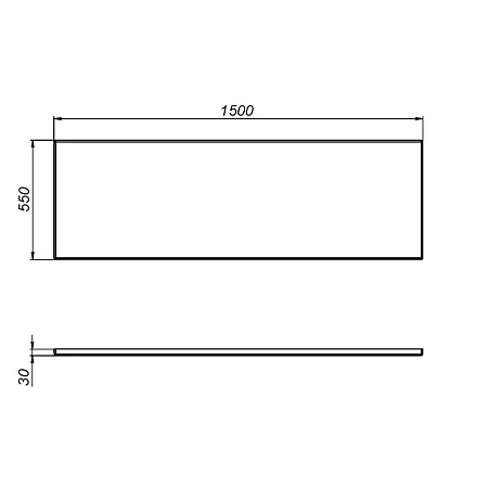 Экран для ванны фронтальный AM.PM Sense W76A-150-070W-P А0 150х70 Экран для ванны фронтальный AM.PM Sense W76A-150-070W-P А0 150х70