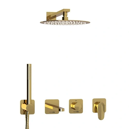 Душевая система WasserKRAFT A2151.278.279.183.208.280.197.281 встраиваемая золото Душевая система WasserKRAFT A2151.278.279.183.208.280.197.281 встраиваемая золото