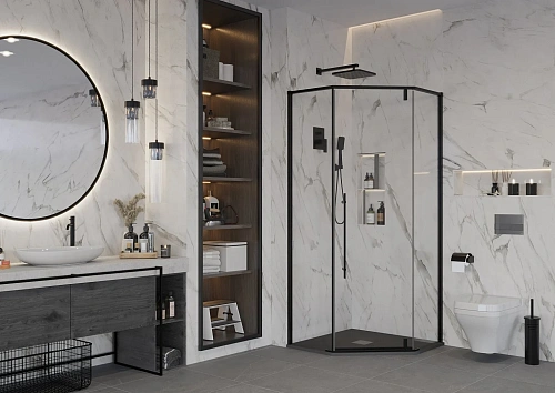 Душевой уголок Ambassador Ritz 112011202 (900x900x2000) Душевой уголок Ambassador Ritz 112011202 (900x900x2000)