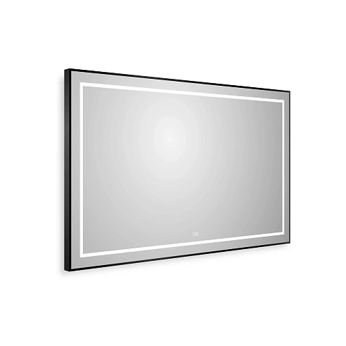 Зеркало BelBagno SPC-KRAFT-1200-800-LED-TCH-WARM-NERO 1200x32x800 мм с подсветкой сенсорным выключателем и подогревом Зеркало BelBagno SPC-KRAFT-1200-800-LED-TCH-WARM-NERO 1200x32x800 мм с подсветкой сенсорным выключателем и подогревом
