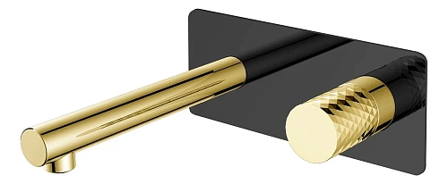 Смеситель для раковины Boheme Stick 125-BG GOLD Смеситель для раковины Boheme Stick 125-BG GOLD