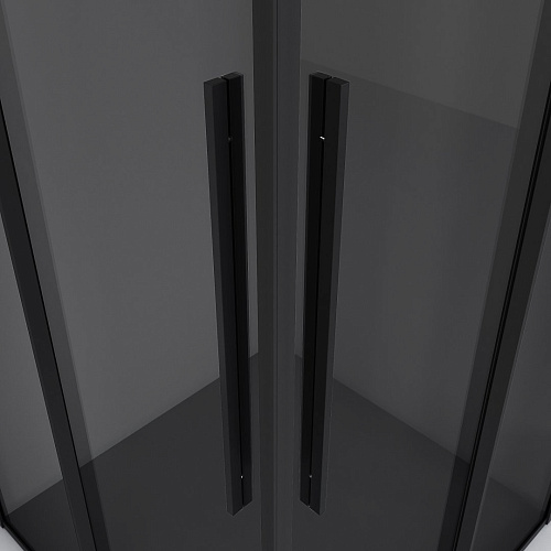 Душевой уголок Niagara Nova NG-2823-34BLACK (90x90x195) квадратная, раздвижная, черный матовый, стекл тонированное Душевой уголок Niagara Nova NG-2823-34BLACK (90x90x195) квадратная, раздвижная, черный матовый, стекл тонированное