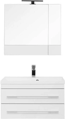 Комплект мебели Aquanet Верона NEW 75 белый (подвесной 2 ящика) 00231017 Комплект мебели Aquanet Верона NEW 75 белый (подвесной 2 ящика) 00231017