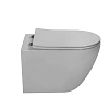 Унитаз подвесной Vincea Globo VT1-14TMG Tornado, серый матовый, ультратонкое soft-close сиденье Унитаз подвесной Vincea Globo VT1-14TMG Tornado, серый матовый, ультратонкое soft-close сиденье