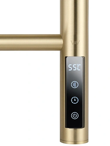 Полотенцесушитель электрический Wonzon & Woghand брашированное золото (WW-AL409-BG) Полотенцесушитель электрический Wonzon & Woghand брашированное золото (WW-AL409-BG)