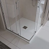Душевой поддон BelBagno UNO TRAY-MR-UNO-A-80-35-W-CR 800x800 из искусственного мрамора в комплекте с сифоном белый Душевой поддон BelBagno UNO TRAY-MR-UNO-A-80-35-W-CR 800x800 из искусственного мрамора в комплекте с сифоном белый