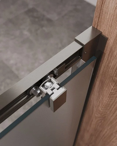 Душевая дверь CEZARES MOLVENO-BF-1-120-P-GM цвет профиля оружейная сталь стекло рифленое Душевая дверь CEZARES MOLVENO-BF-1-120-P-GM цвет профиля оружейная сталь стекло рифленое