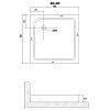 Душевой поддон Niagara Eco NG-P9090-14Q (90x90x13) пластик, квадратная, цвет белый Душевой поддон Niagara Eco NG-P9090-14Q (90x90x13) пластик, квадратная, цвет белый