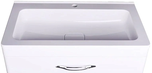 Тумба под раковину Style Line Каре 80 (2 ящ.) Люкс белая, PLUS СС-00002267 Тумба под раковину Style Line Каре 80 (2 ящ.) Люкс белая, PLUS СС-00002267