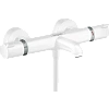 Смеситель для ванны Hansgrohe Ecostat Comfort ВМ 13114700, матовый белый термостатический