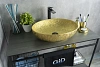 Картинка анонса товара «раковина gid nc444 52233 накладная золотая 51x39x14.5»