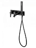 Смеситель для ванны Wonzon &amp; Woghand FLEX встраиваемый, черный матовый (WW-88889072-MB)