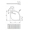 Душевой поддон Radaway Delos A800 SDA0808-01 80x80 Душевой поддон Radaway Delos A800 SDA0808-01 80x80