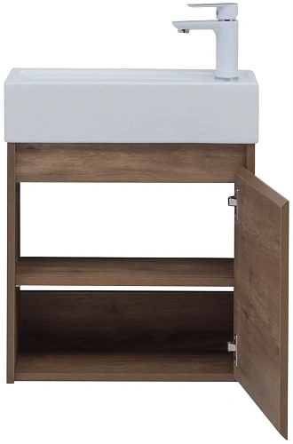Тумба под раковину Aquanet Nova Lite 50 дуб рустикальный (1 дверца) 00298855 Тумба под раковину Aquanet Nova Lite 50 дуб рустикальный (1 дверца) 00298855