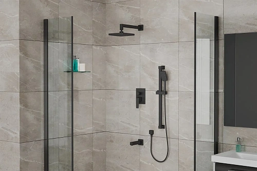 Душевая система RUSH Thira (TR3635-60Black) встраиваемая Душевая система RUSH Thira (TR3635-60Black) встраиваемая
