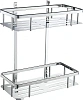Полка Wonzon &amp; Woghand 2-х ярусная, хром (WW-4141)