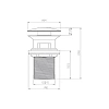 Механизм слива Push-Open Villeroy & Boch TVP00000301061 Механизм слива Push-Open Villeroy & Boch TVP00000301061