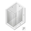 Душевой уголок NEW TRENDY NEW SOLEO PLUS складные двери R 100x120x195 K-0624 (хром) Душевой уголок NEW TRENDY NEW SOLEO PLUS складные двери R 100x120x195 K-0624 (хром)