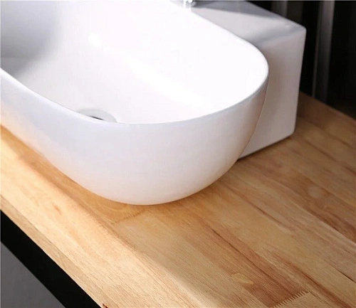 Раковина CeramaLux 9234 накладная/подвесная, белый Раковина CeramaLux 9234 накладная/подвесная, белый