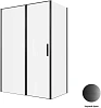 Душевой уголок Allen Brau Priority 140x80 3.31036.BBA + 3.31042.BBA черный браш