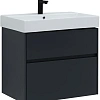 Тумба под раковину Aquanet Бруклин 70 антрацит матовый 00310141 Тумба под раковину Aquanet Бруклин 70 антрацит матовый 00310141