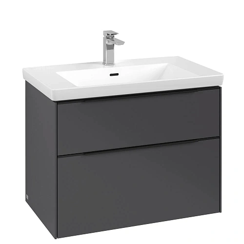 Тумба под раковину Villeroy & Boch Subway 3.0 Graphite / Graphite C57401VR Тумба под раковину Villeroy & Boch Subway 3.0 Graphite / Graphite C57401VR