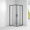 Душевой уголок CEZARES ECO-O-A-2-90-C-NERO 90x90см стекло прозрачное, профиль черный Душевой уголок CEZARES ECO-O-A-2-90-C-NERO 90x90см стекло прозрачное, профиль черный