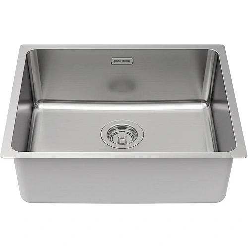 Кухонная мойка Paulmark YUNI 54 UN YU54-BS, брашированная 540х440мм Кухонная мойка Paulmark YUNI 54 UN YU54-BS, брашированная 540х440мм