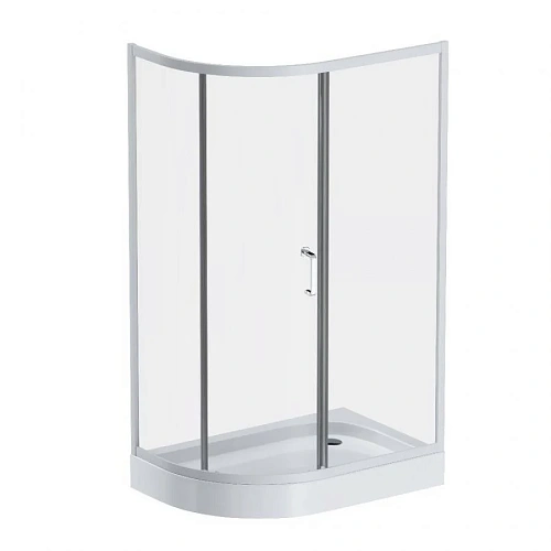 Душевой уголок AM.PM Like W83G-302U120CT64 Slide 120x80, стекло прозрачное, профиль матовый серый Душевой уголок AM.PM Like W83G-302U120CT64 Slide 120x80, стекло прозрачное, профиль матовый серый