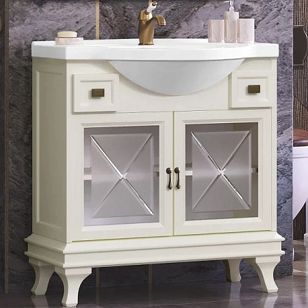 Тумба под раковину Opadiris Борджи 85, слоновая кость (под раковину Santek Сенеж 87) 00-00006742 Тумба под раковину Opadiris Борджи 85, слоновая кость (под раковину Santek Сенеж 87) 00-00006742