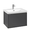 Картинка анонса товара «тумба под раковину villeroy &amp; boch subway 3.0 с подсветкой graphite / graphite c575l0vr»