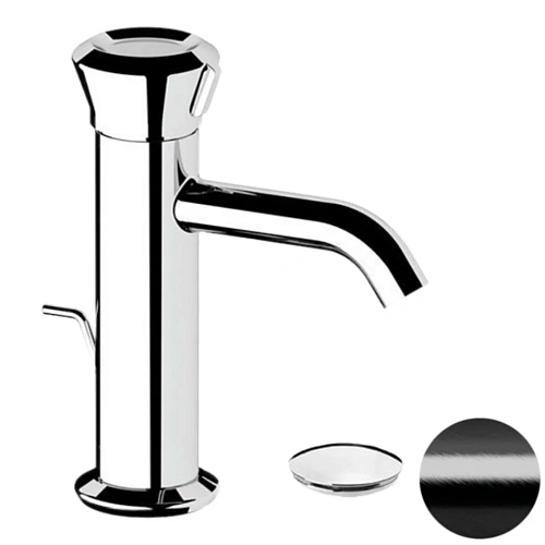 Смеситель для раковины Remer Element ET10CFP, черный брашированный хром Смеситель для раковины Remer Element ET10CFP, черный брашированный хром