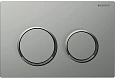 Клавиша смыва Geberit 115.085.KN.1 Omega 20 пластик, хром матовый Клавиша смыва Geberit 115.085.KN.1 Omega 20 пластик, хром матовый